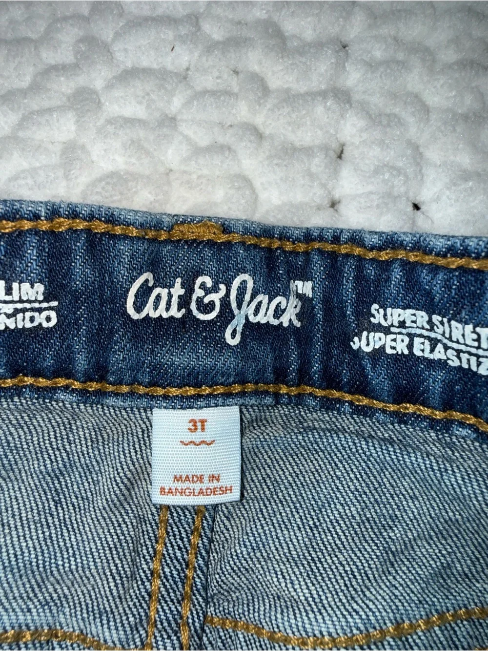 Cat & Jack Slim Straight Dark Blue Jeans